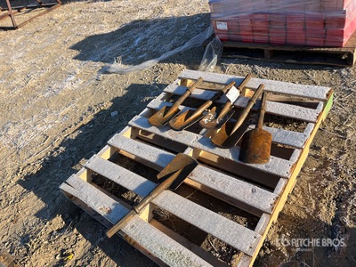 Quantity of (6) Steel Air Hammer Clay Spade