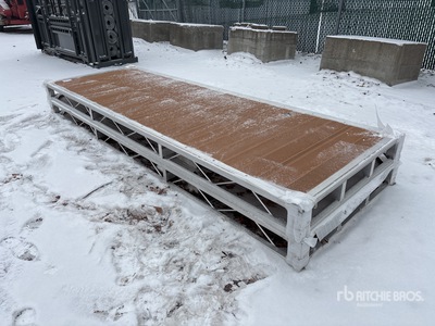 Quantity of (2) 2025 BYT BDF412 4 ft x 12 ft Aluminum Boat Dock Section Kit (Unused)