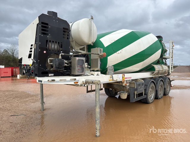2022 De Buf ST3 Tri A Semi Remorque Toupie 3 Essieux Mixer Trailer 
