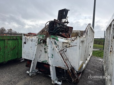 Roll-Off Container w/Crane Attrezzatura per rifiuti e riciclo