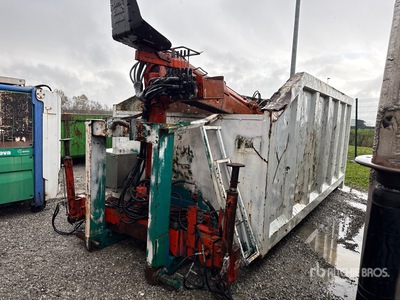 Roll-Off Container w/Crane Attrezzatura per rifiuti e riciclo