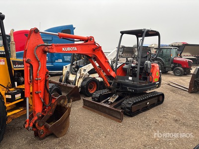 2018 Kubota KX71-3S Mini Excavadora (Inoperable)