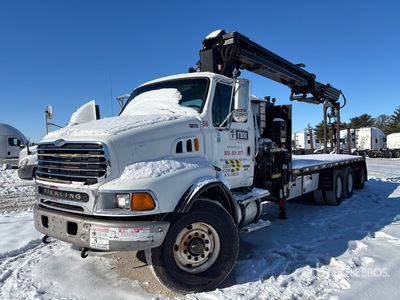 2008 Hiab 435K 6200 lb Articulated Boom on 2007 Sterling LT9500 6x4 Boom Truck