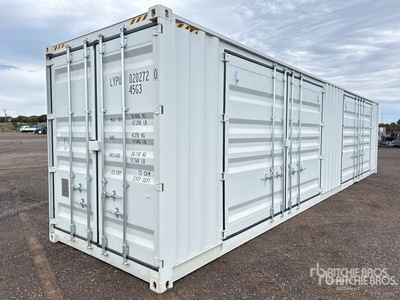 2025 40 ft High Cube Multi-Door Storage Container