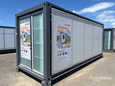 JQ SHELTER 5.9 m x 6.4 m Portable Folding Expandable House (Unused)