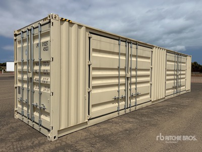 2025 40 ft High Cube Multi-Door Storage Container