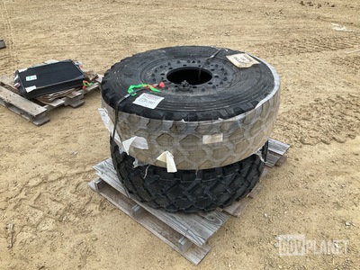 (2) Michelin 365/80R20 Tires w/Wheels