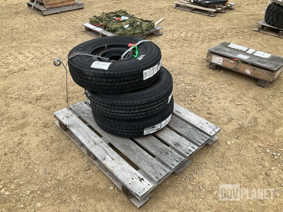 (3) Firestone LT215/85R16 Tires w/Wheels