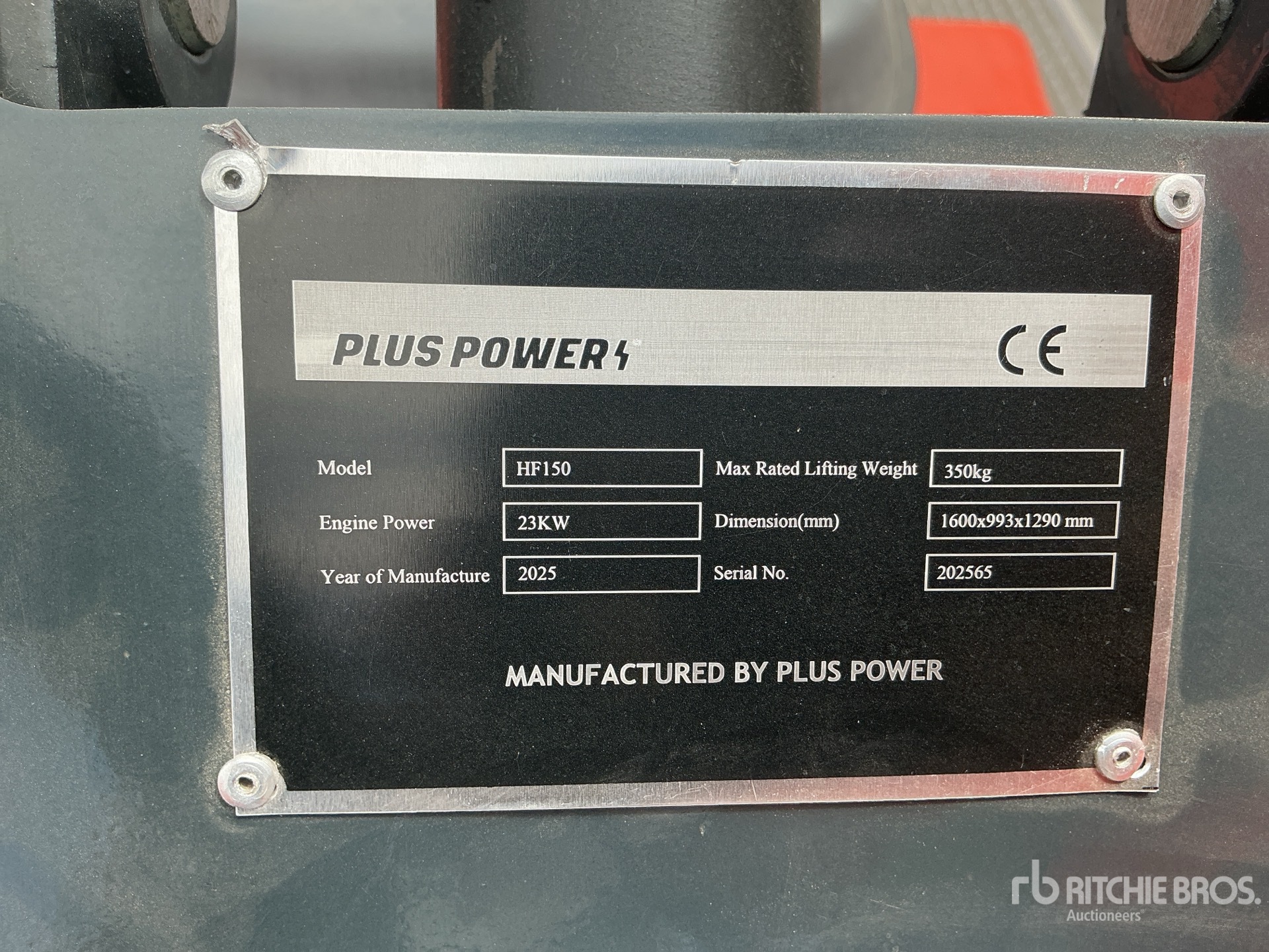 2025 Plus Power HF150 3 wheels mini Wheel Loader (Unused)