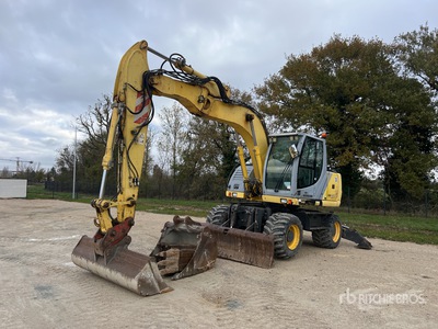 2008 New Holland MH City Pelle Sur Pneus Wheel Excavator