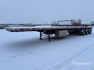 2012 Lode King 48 ft Tri/A Flatbed Trailer