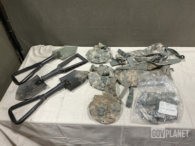 (136) General Purpose Canteen Pouches, (13) Entrenching Tools & (65) Waist Packs