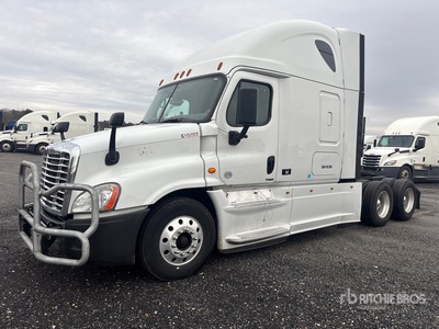 2018 Freightliner Cascadia 125 6x4 T/A Sleeper Truck Tractor
