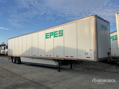 2015 Wabash DVCVHPC 53 ft x 102 in T/A Van Trailer