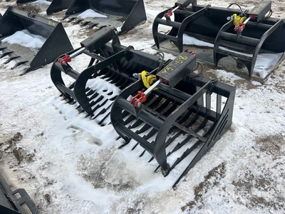 All-Star 72 in Skeleton Benne avec Grappin pour chargeuse à différentiel (Unused)