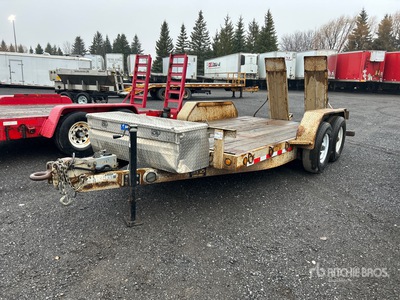 2012 Anderson LH7146TL 14 ft T/A Plant Trailer