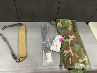 (85) Small Arms Slings, (15) M249 SAW Weapon Slings & Assorted Items