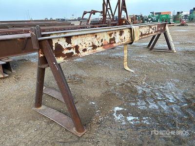 Quantity of (2) 16 ft Pipe Racks