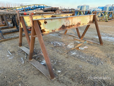 Quantity of (2) 8 ft Pipe Racks