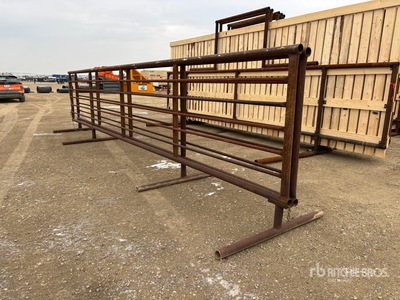 Quantity of (2) 24 ft Livestock Panel