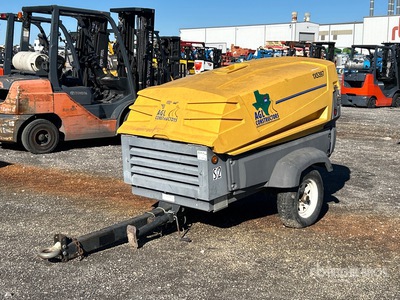 2013 Atlas Copco XAS185JD7PE 185 cfm Mobile Air Compressor