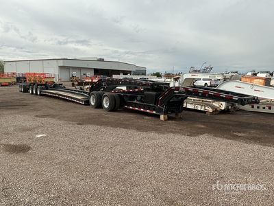 1999 Cozad 75 ton 2-3-2 Removable Gooseneck Lowboy Trailer