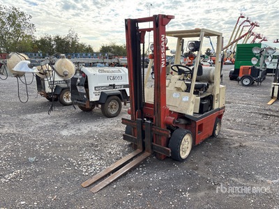 1995 Nissan MAP1F2A25LV 4700 lb Cushion Tire Forklift