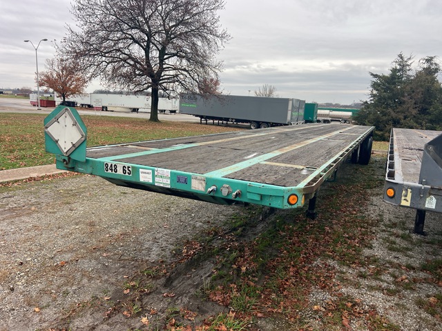 1996 Lufkin 48 ft T/A Flatbed Trailer