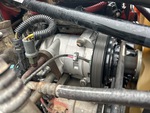 Engine with A/C Compressor