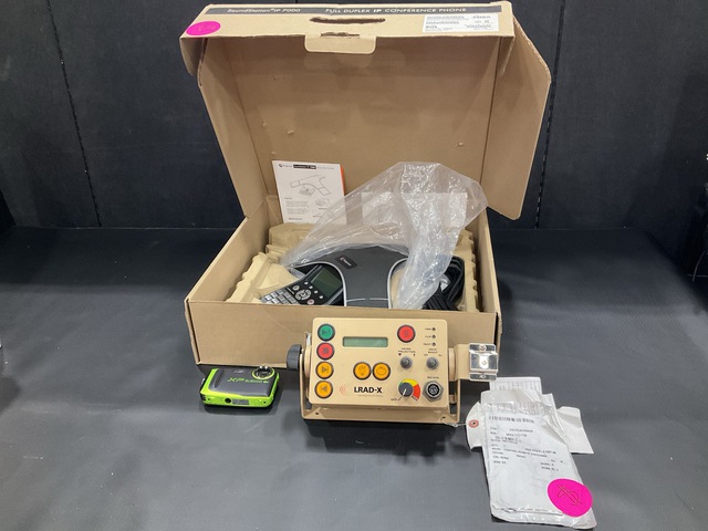 (2) Teleconference Systems, (1) Remote Switching Control & Assorted Items