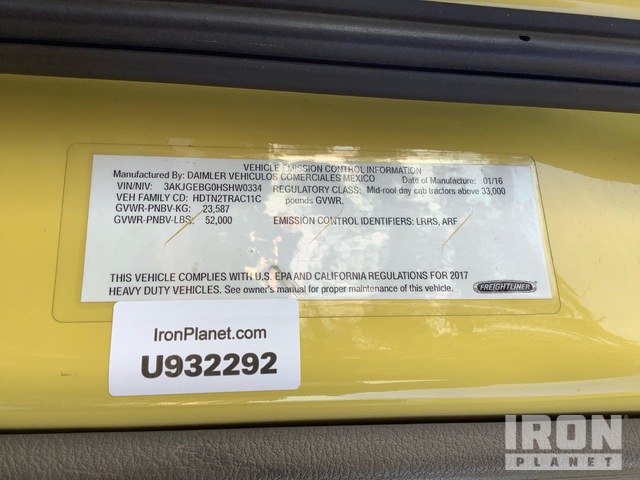 CAMIóN 2017 FREIGHTLINER