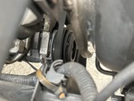 Engine with A/C Compressor