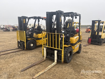 2018 Yale GP050M 4750 lb Pneumatic Tire Forklift