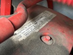 Engine with Emission Label