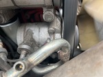 Engine with A/C Compressor