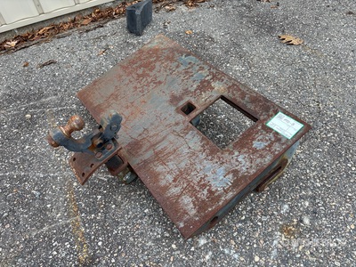 Hitch receiver plate