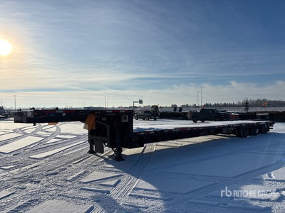 2014 Manac Tri/A 53 ft Extendable Step Deck Trailer