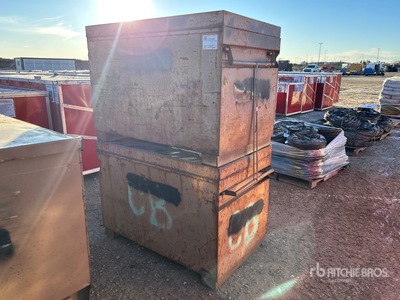 Quantity of (2) Knaack Job Site Box