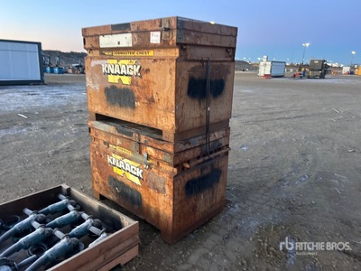 Quantity of (2) Knaack Box Job Site Box