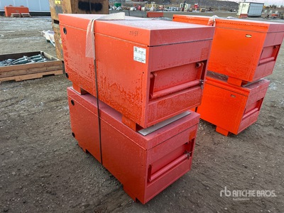 Quantity of (2) Erie Industries D2248 43 in x 21 in x 25 in Tool Box (Unused)
