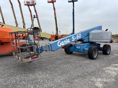 2007 Genie S-60 4WD Diesel Telescopische hoogwerker