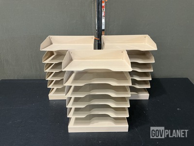 (30) Desk Organizer Trays