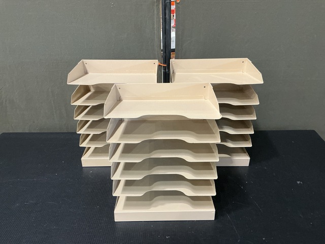 (30) Desk Organizer Trays
