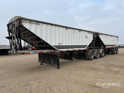 2014 Lode King GHF28-3L Super B-Train Lead Belly Grain Trailer