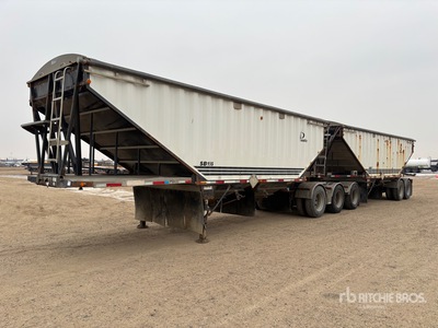 2014 Lode King HGF28-3L Super B-Train Lead Belly Grain Trailer