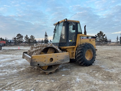 1998 Cat CP563C Padfoot Drum Compactor