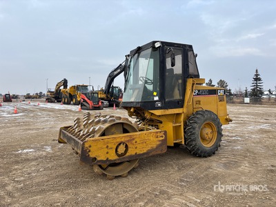 1996 Cat CP-433C Padfoot Drum Compactor