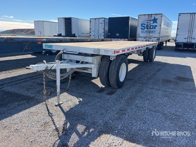 26 ft T/A Pup Flatbed Trailer