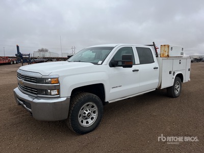 2018 Chevrolet 2500HD 4x4 Crew Cab Utility Truck