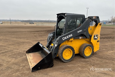 2020 John Deere 318G Skid Steer Loader